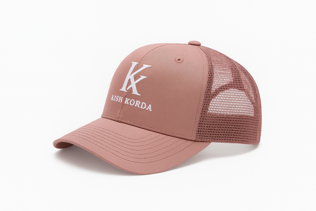 Kish Korda Classic Trucker Cap – Rose Brown