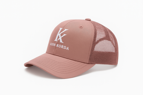Kish Korda Classic Trucker Cap – Rose Brown