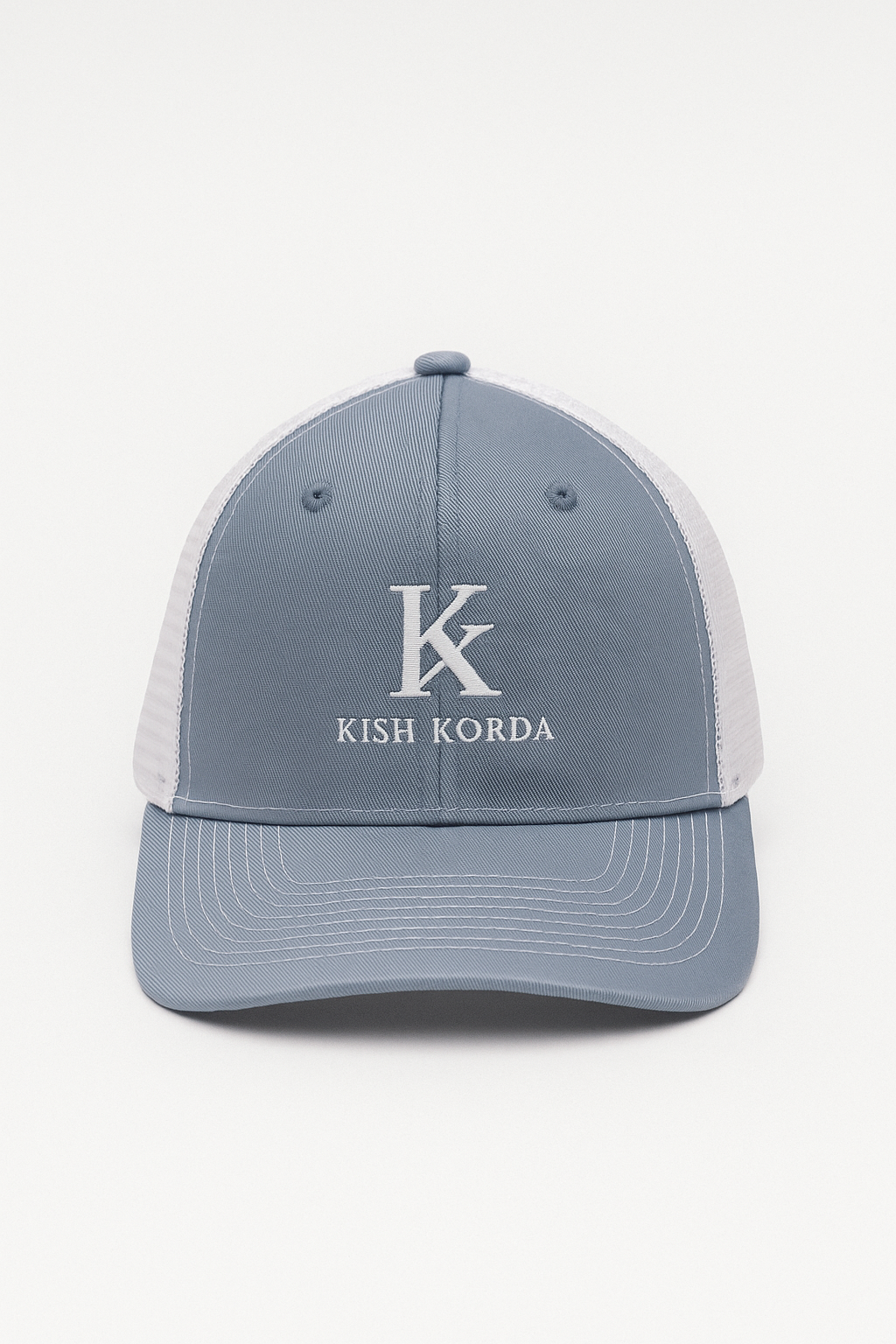 Kish Korda Trucker Hat – Grey & White